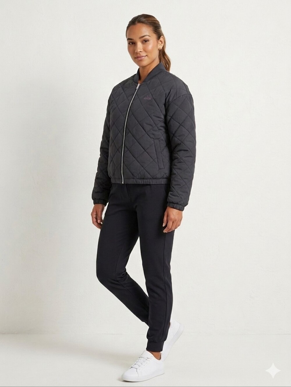 Adidas Golf ladies quilted bomber jacket.